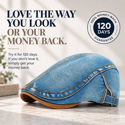 Helen – Women’s Denim Cap for Small Heads