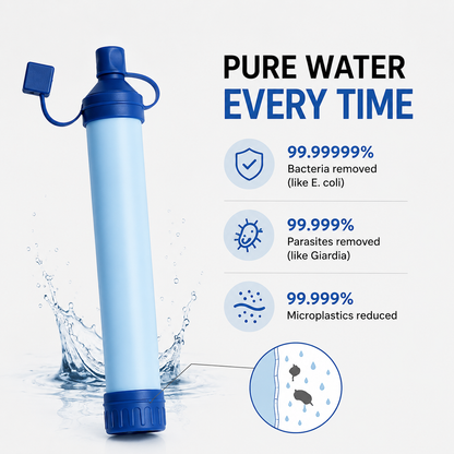 OUTLAND™ FLOW - Emergency Water Filter straw