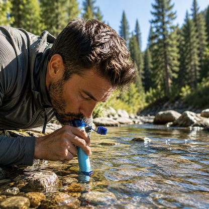 OUTLAND™ FLOW - Emergency Water Filter straw
